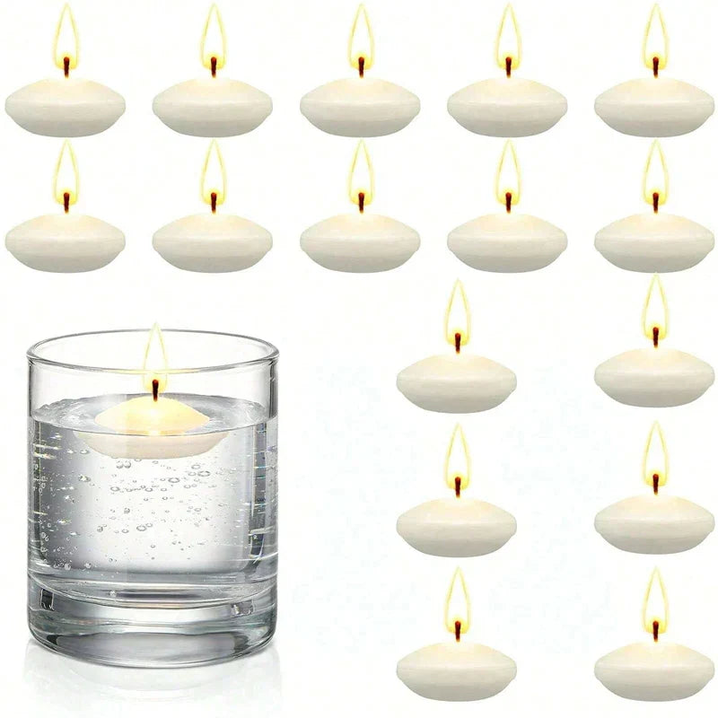 Valentines Romantic Floating Candles - 10 Pcs