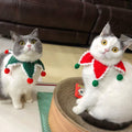 Christmas Pet Costume - handmade collars