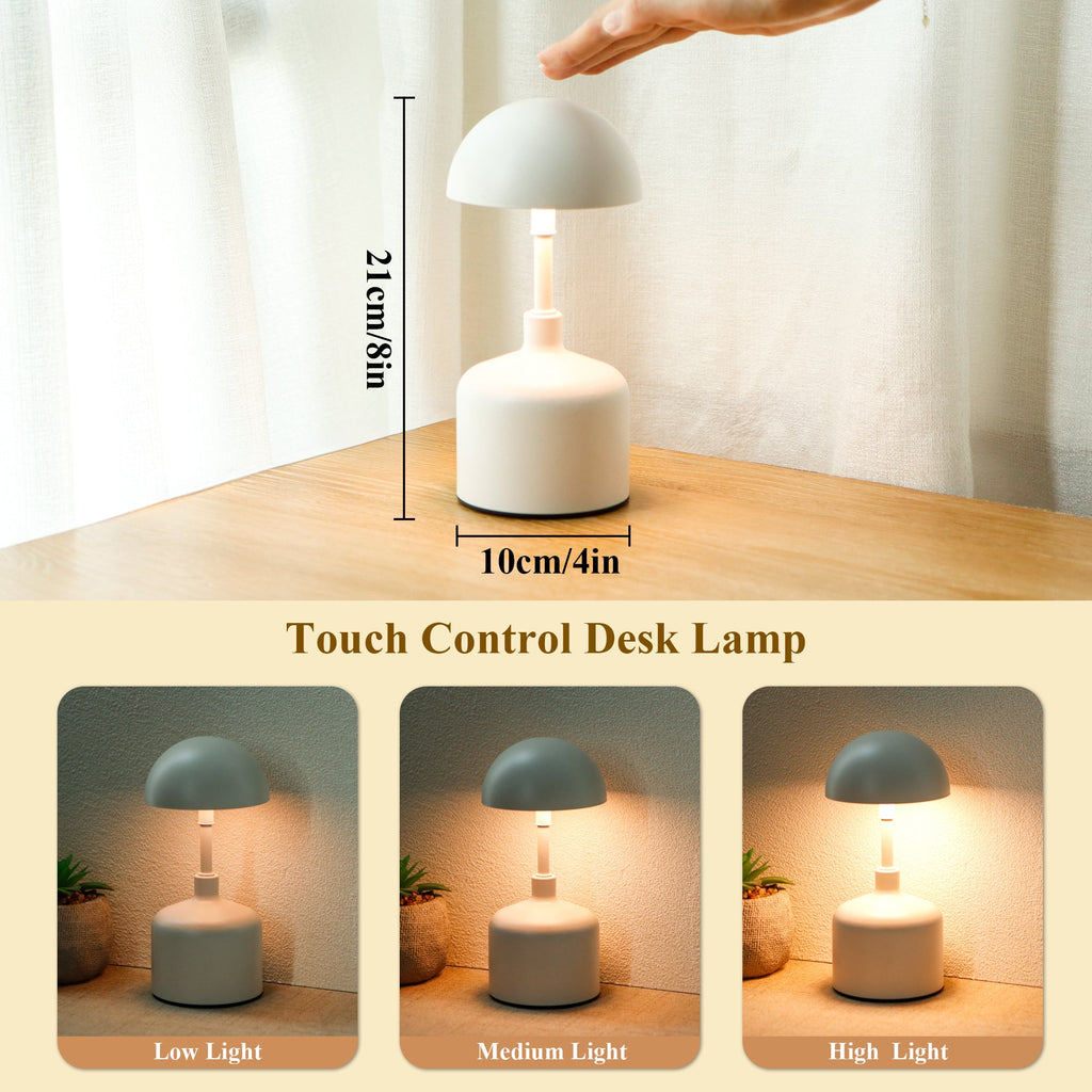 Cordless Touch Table Lamp – Modern, Portable & Dimmable