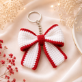 Cute Crochet Bow Keychain