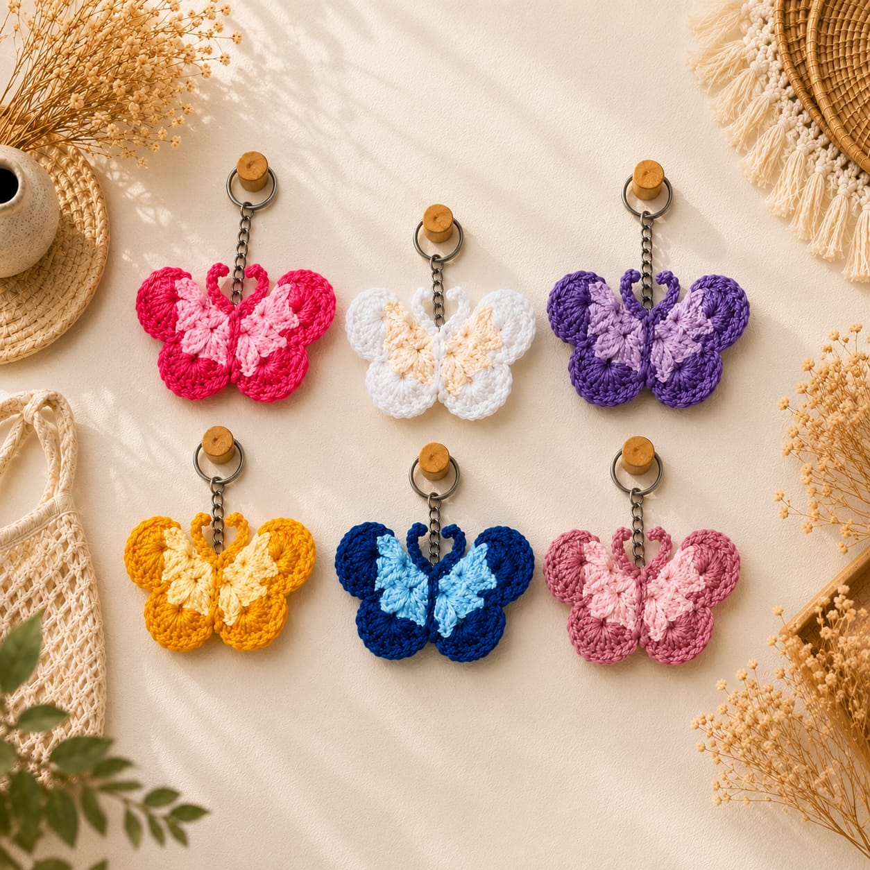 Butterfly Bliss Crochet Charm🦋