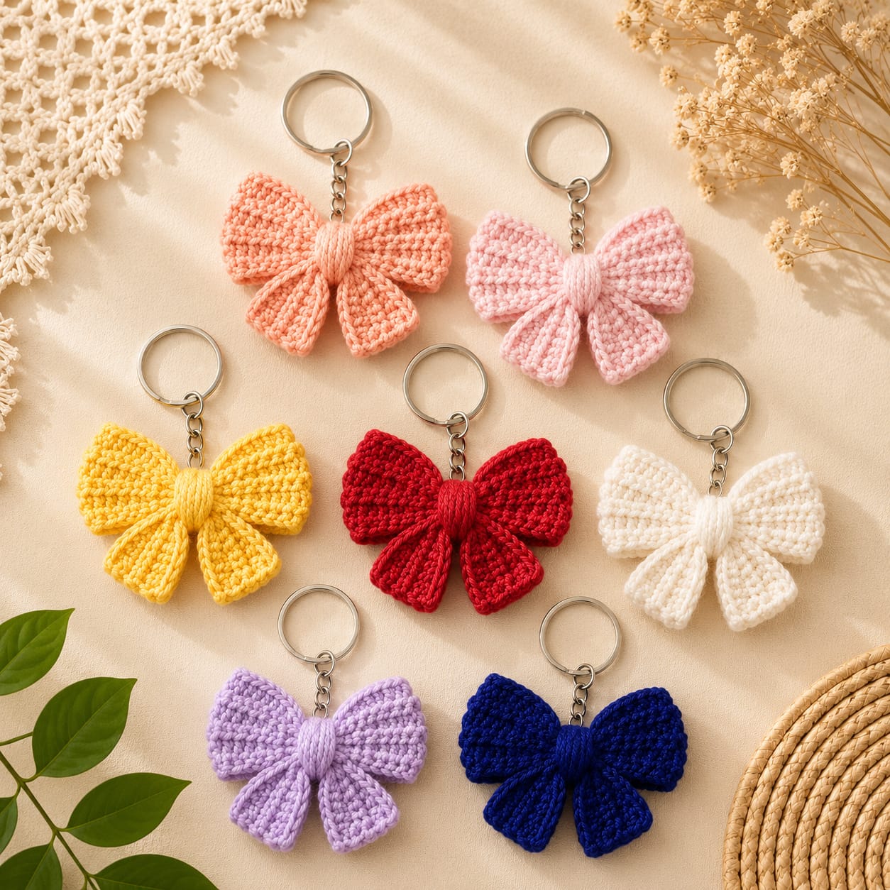 Handmade Crochet Mini Bow🎀