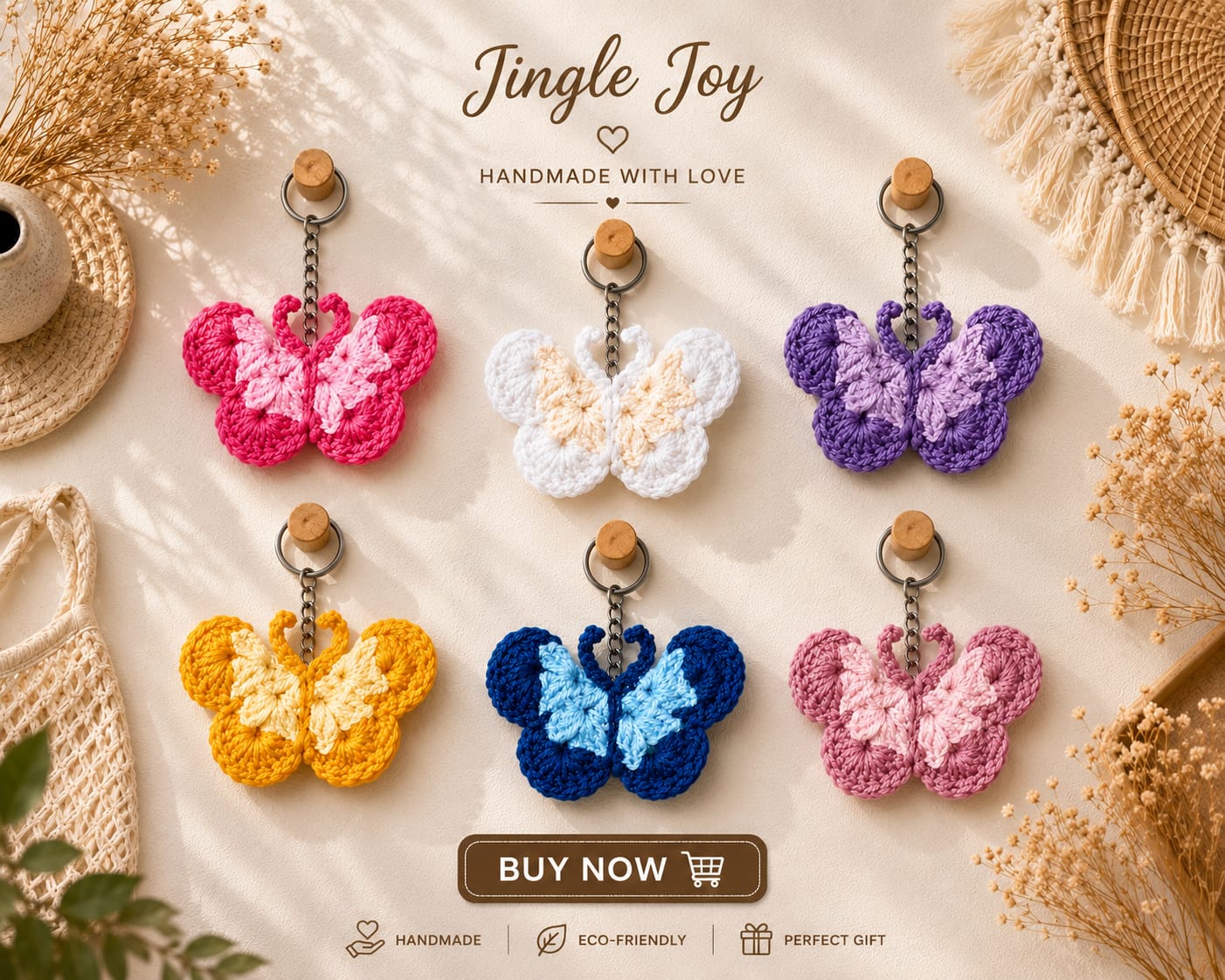 Butterfly Bliss Crochet Charm🦋