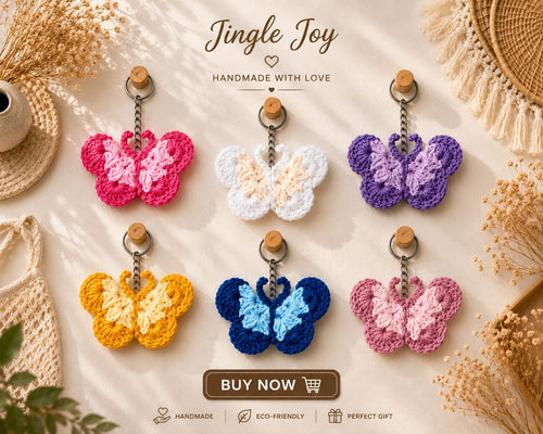 Butterfly Bliss Crochet Charm🦋